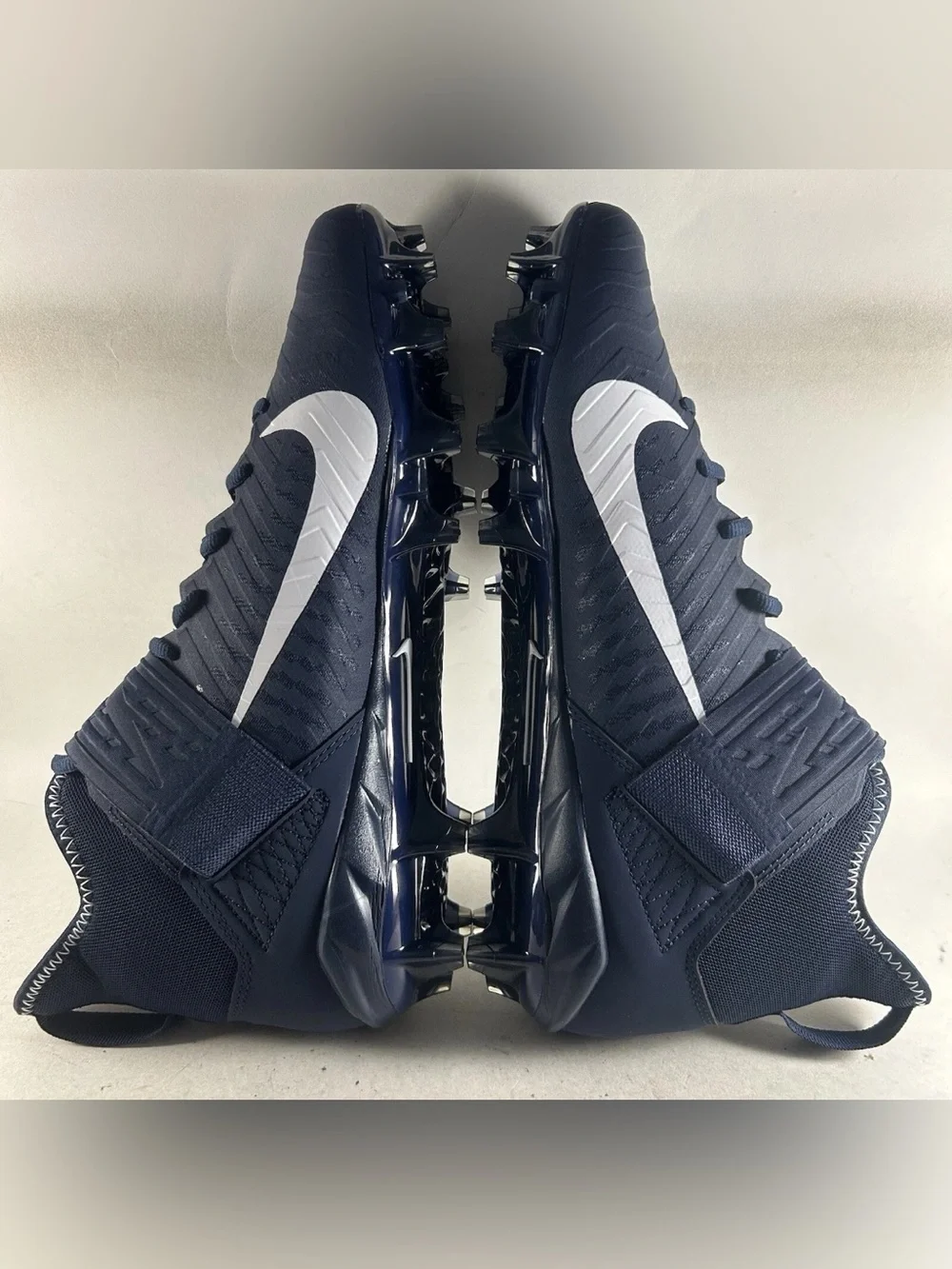 Nike Alpha Menace Pro Mid 2 Football Cleats Navy Blue Size 12.5 BV3945-404